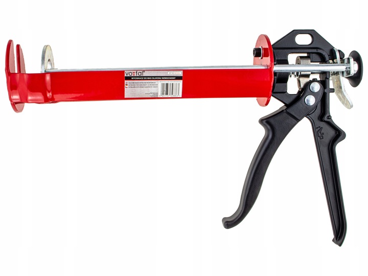 PISTOLET WYCISKACZ DO SILIKONU KLEJU MAS GĘSTYCH FUG AKRYLU MOCNY