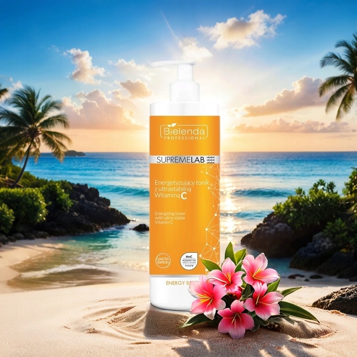 TONIK DO TWARZY BIELENDA SUPREMELAB ENERGETYZUJĄCY Z WITAMINĄ C 500ML