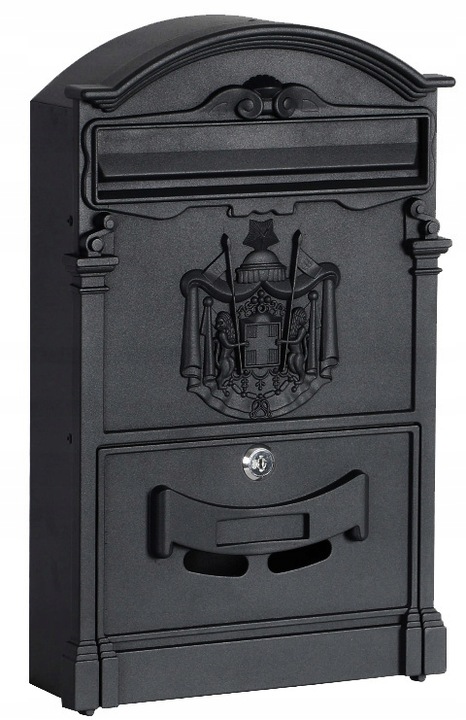 SKRZYNKA POCZTOWA NA LISTY POCZTĘ RUSTYKALNA RETRO VINTAGE CZARNA