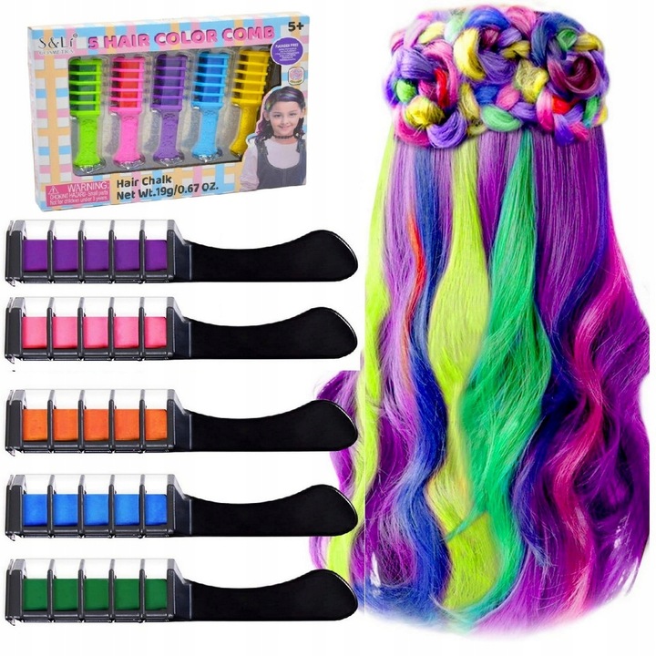 KREDA DO FARBOWANIA WŁOSÓW MALOWANIA Pasemka