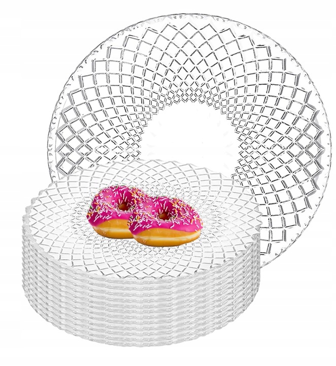 Zestaw talerzy 12 osób i patera na ciasto Altom Design Solaris Komplet 13el