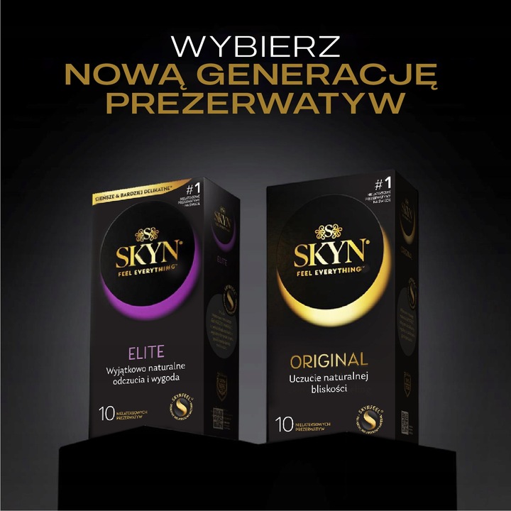 Prezerwatywy SKYN SELECTION SENSES 35szt. mix Intense Feel Original Elite