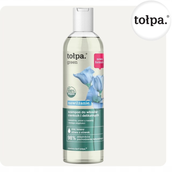 Szampon do Włosów Cienkich Delikatnych Zwiększający Objętość 300 ml Tołpa