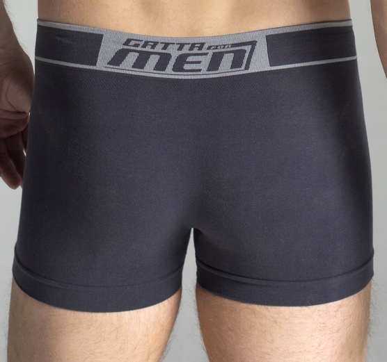 6 X GATTA BOXER BOKSERKI MĘSKIE BAWEŁNA SZARE BIAŁE M