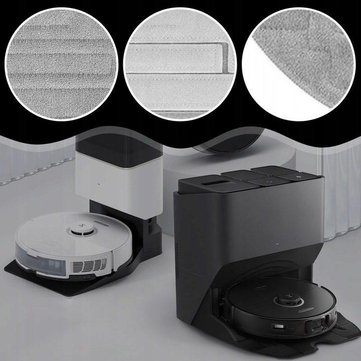 4x MOP ŚCIERECZKI DO ROBOROCK S7 MAXV / S8 / S8 + / S8 PRO ULTRA