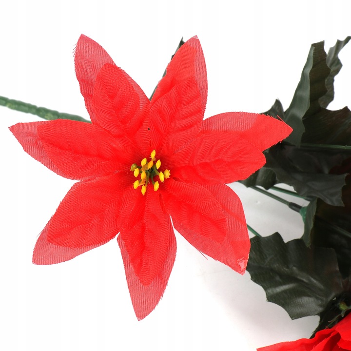 Sztuczne krzewy poinsecji do dekoracji hoteli i przyjęć