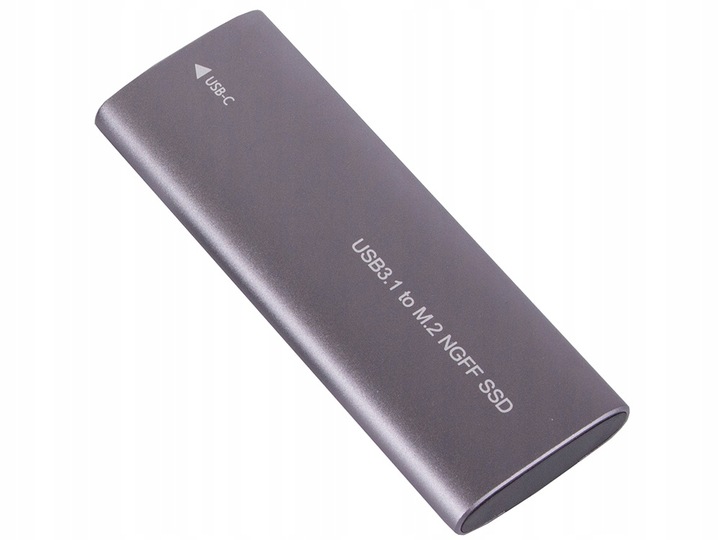 OBUDOWA ADAPTER DYSKU KIESZEŃ M.2 SATA NGFF USB 3.1 USB TYP-C