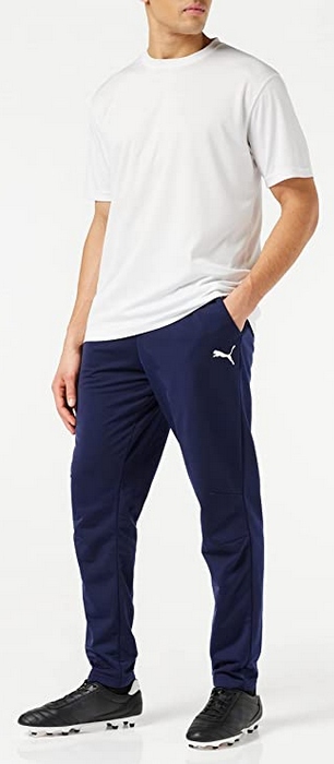Puma spodnie dresowe męskie niebieski rozmiar L
