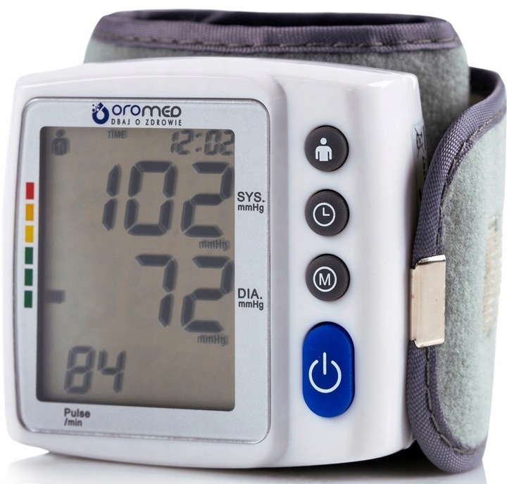 CIŚNIENIOMIERZ NADGARSTKOWY NA NADGARSTEK ETUI ARYTMIA LCD PAMIĘĆ