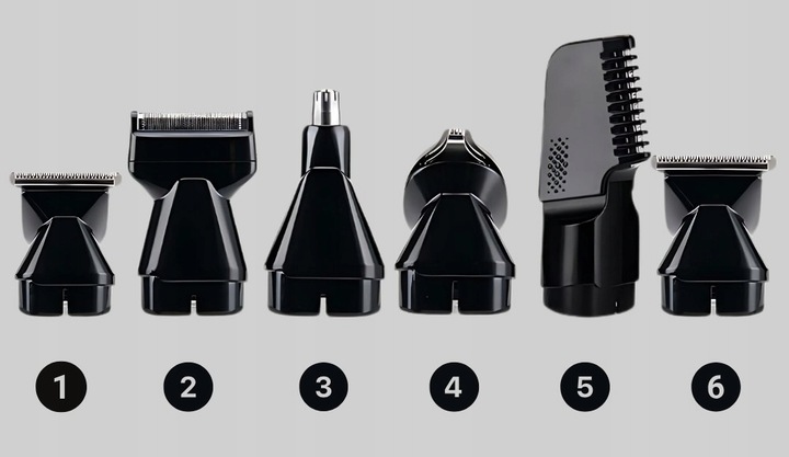 Trymer Do Nosa, Brody, Ciała - Maszynka Do Włosów 10w1 Magnetyczne