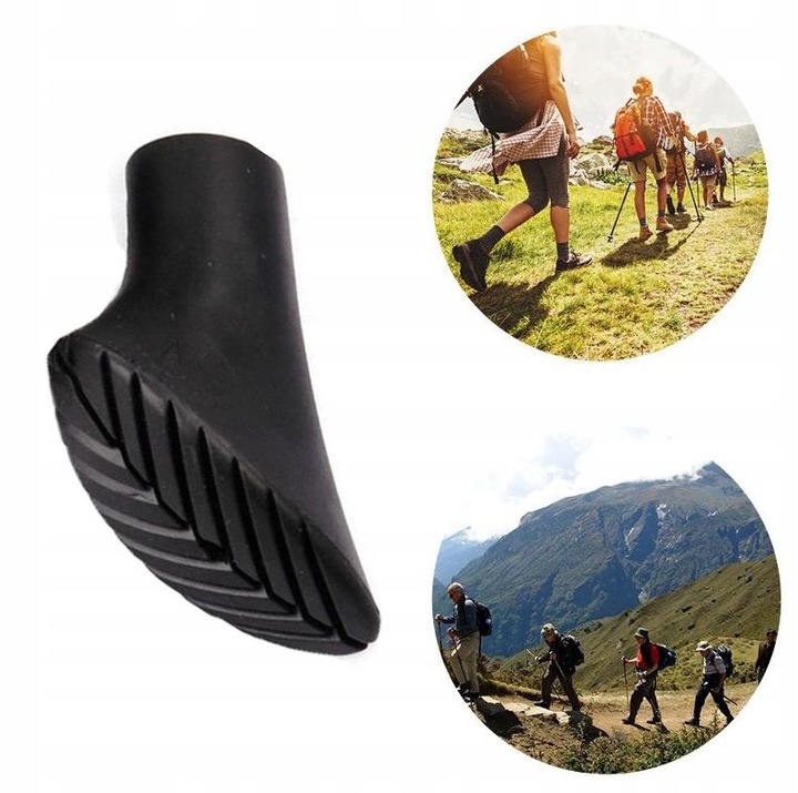 NAKŁADKI KOŃCÓWKI DO KIJKÓW NORDIC WALKING WYMIENNE 20 szt