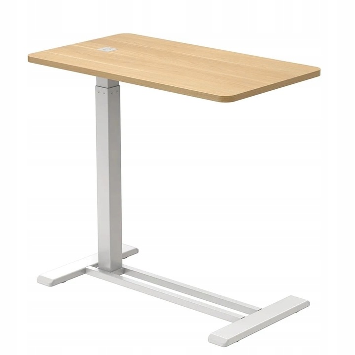 Małe Biurko na kółkach 66-106 cm Udźwig 7 kg Stolik pod laptopa obok łóżka