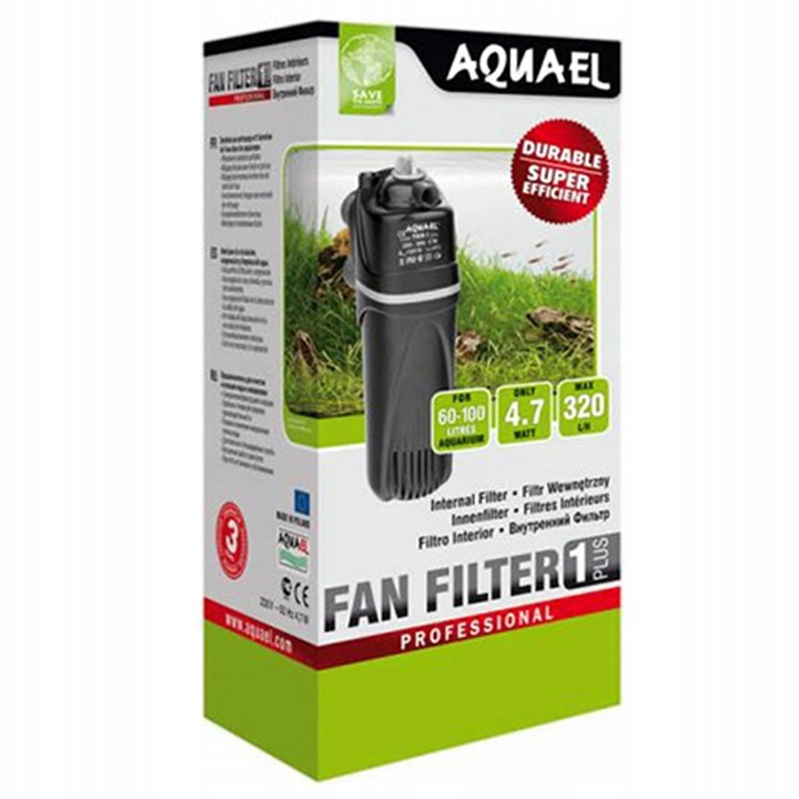 AQUAEL FAN 1 Plus Filtr wewnętrzny do 60-100l