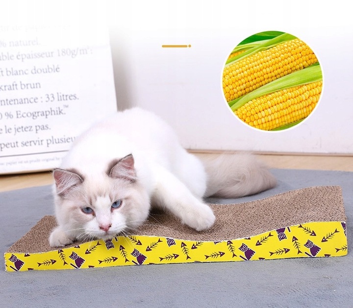 Drapak Dla Kota Legowisko Kartonowy Lodka 45cm - Wygodny, Stabilny, Eko