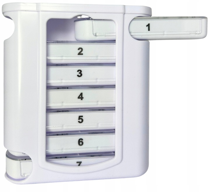 Pudełko na lekarstwa, kasetka na leki, pojemnik na leki rano wieczorem