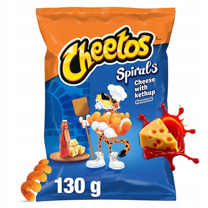 Chrupki chipsy Cheetos kukurydziane zestaw MIX 10 szt+Komin na szyje Gratis