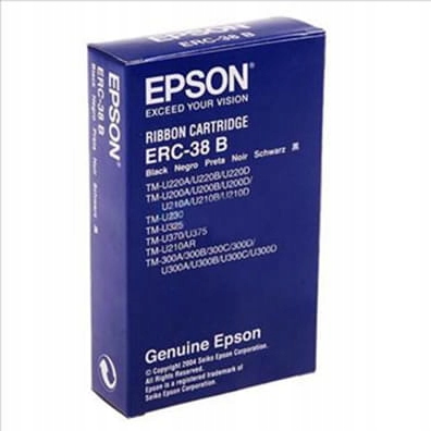 Taśma barwiąca EPSON ERC-38B czarna 10szt/pcs