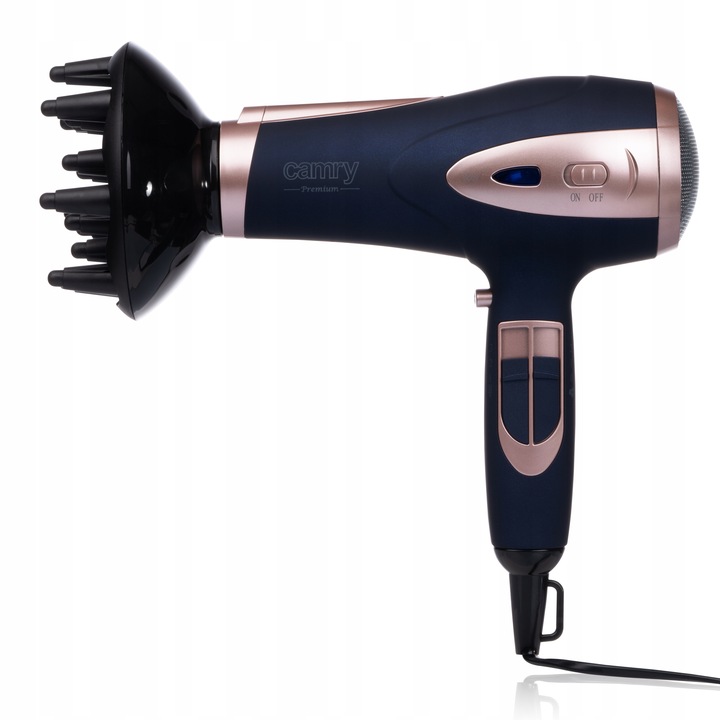 Suszarka do włosów 2400W Z JONIZACJĄ Zimny nawiew + Koncentrator i Dyfuzor