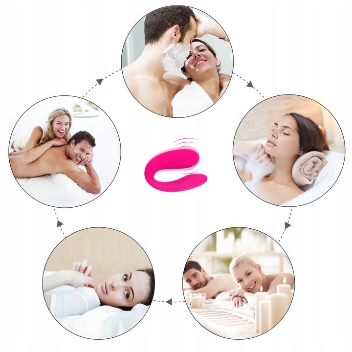 WIBARTOR MASAŻER DLA DWOJGA - UŻYWAĆ PODCZAS SEKSU PODWÓJNA ROZKOSZ EKSTAZA