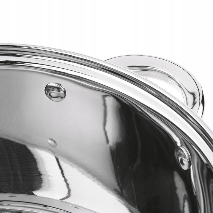 Zestaw GARNKÓW Indukcja PATELNIA Głęboka STAL Konighoffer Bari Silver