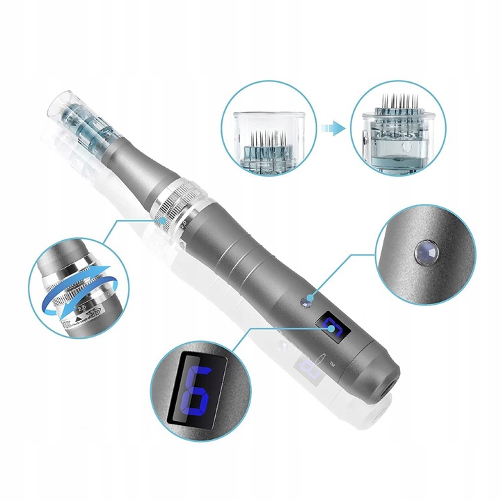 Dr Pen Ultima M8-W + 2 Kartridży BEZPRZEWODOWY Dermapen do mezoterapii