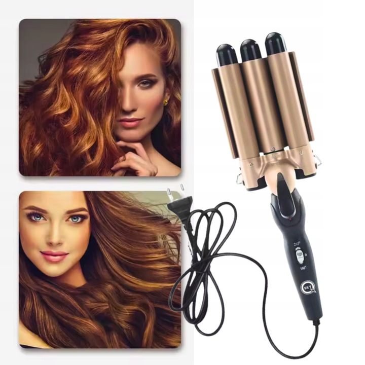 FALOWNICA DO STYLIZACJI WŁOSÓW KARBOWNICA LOKÓWKA REGULACJA