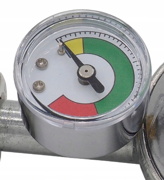 WĄŻ DO GAZU 2M REDUKTOR GAZOWY DO BUTLI Z MANOMETREM 11KG OPASKI USZCZELKI