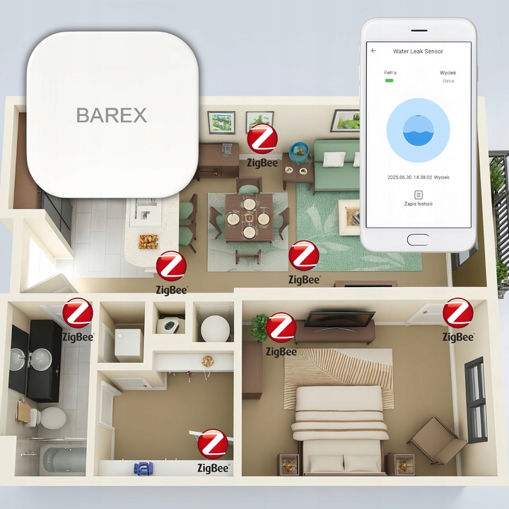 Bramka centralna Zigbee 3.0 eWeLink USB-C Smart Home Aplikacja Ewelink