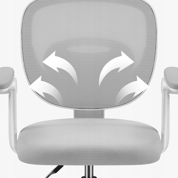 Fotel Obrotowy Krzesło DLA DZIECI MŁODZIEŻY Mark Adler Junior 3.0 Grey