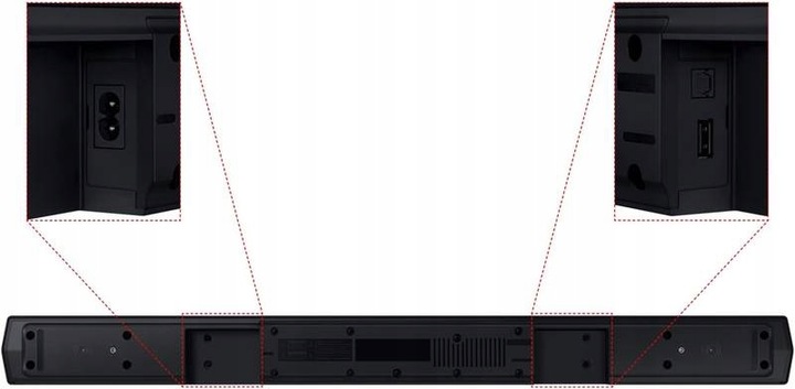 Soundbar Smart Samsung HW-C430 2.1 Subwoofer bezprzewodowy USB Bluetooth