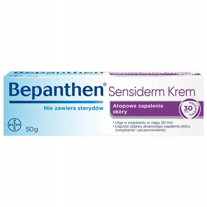 Bepanthen Sensiderm Krem leczenie AZS i egzemy 50g