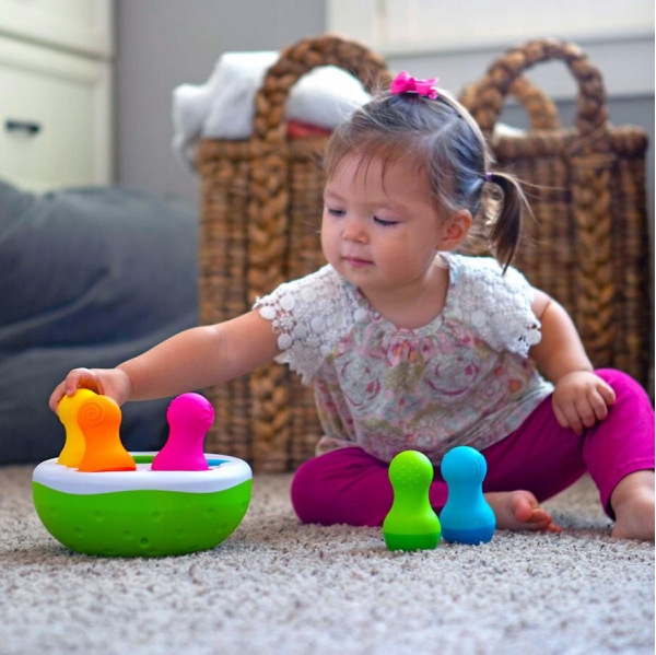 FAT BRAIN TOYS SPINNY PINS SORTER KRĘGLE WAŃKI