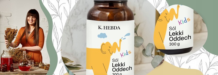 Sól himalajska Do Kąpieli Lekki Oddech Hebda Olejki Eteryczne Naturalna