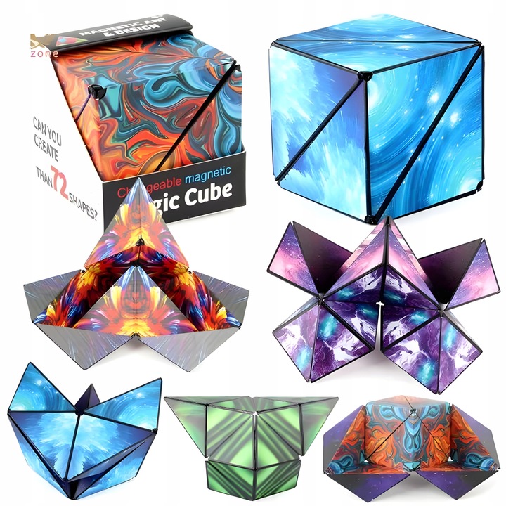 Fidget Cube Magic Cube Kostka Antystresowa Odstresowująca Magnetyczna