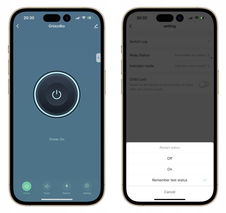 Gniazdko Wtyczka ZigBee TUYA 3680W pomiar prądu