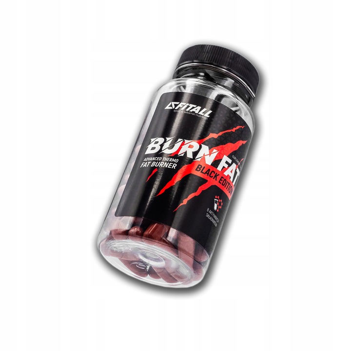 SPALACZ TŁUSZCZU Z BRZUCHA BURN FAT BLACK EDITION + GRATISY DO