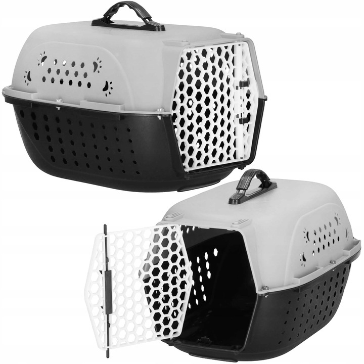 DUŻY TRANSPORTER dla psa kota królika zwierząt KOJEC KLATKA przenośna BOX