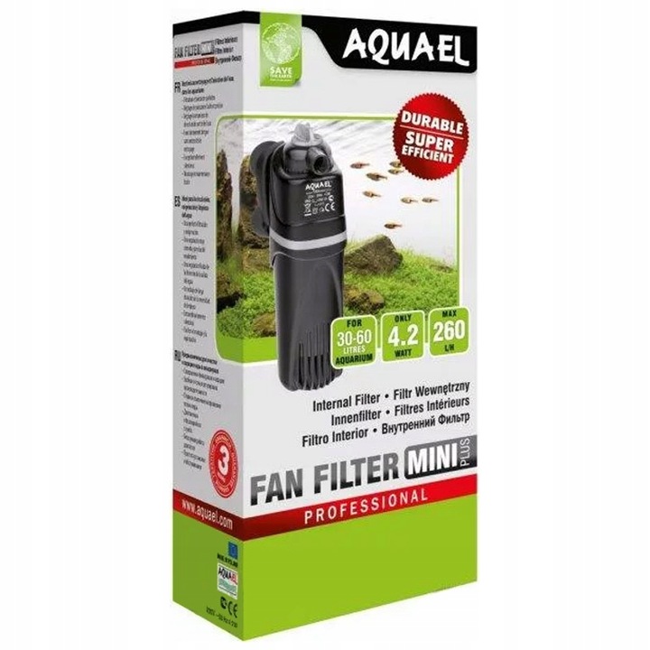 AQUAEL FAN Mini Plus filtr wewnętrzny do 30-60l