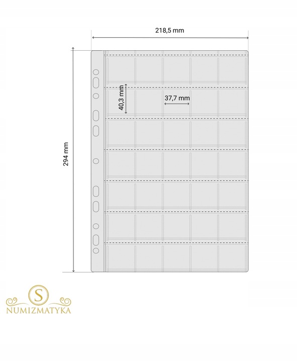 ALBUM KLASER NA 503 MONETY DUŻY A4