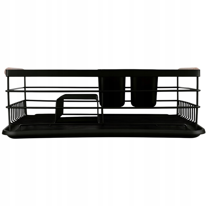 SUSZARKA DO NACZYŃ OCIEKACZ NA SZTUĆCE KUBEK TALERZE CZARNY KARL HAUSMANN