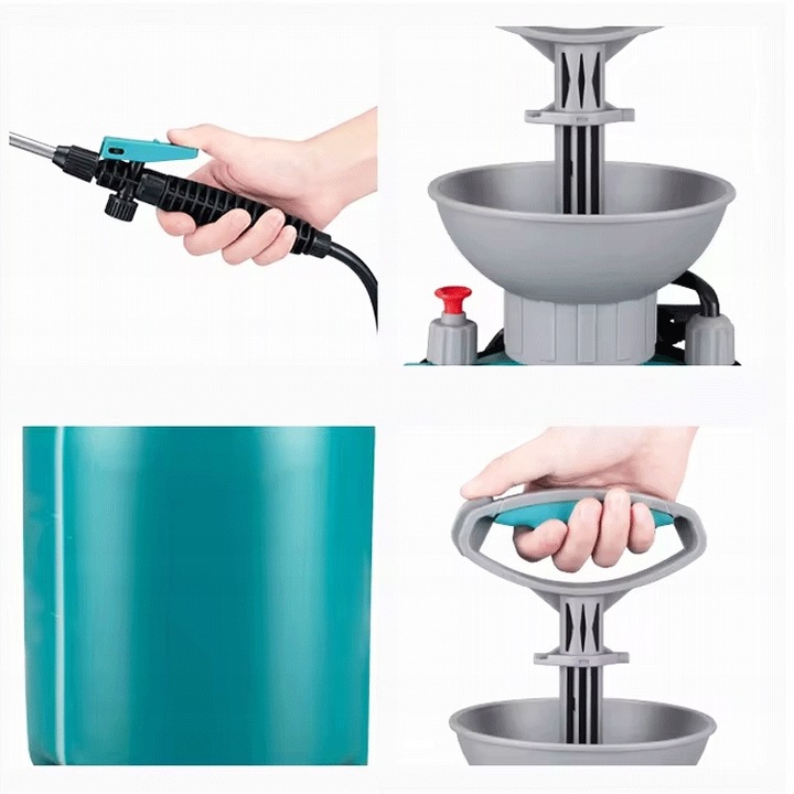 OPRYSKIWACZ CIŚNIENIOWY RĘCZNY STALOWA LANCA 100CM OGRODOWY 5L XL