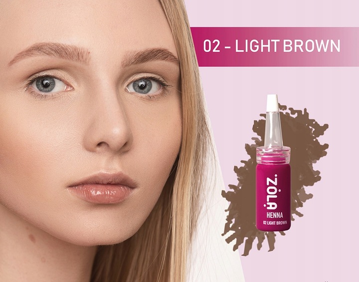 Zola henna pudrowa 02 light Brown