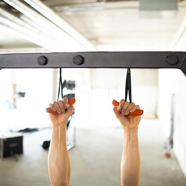 Dynamiczne Uchwyty do podciągania NA DRĄŻKU do wyciągu z taśmami 194kg MAX