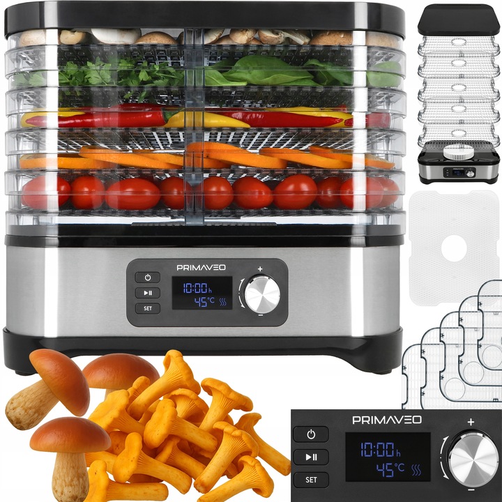 Suszarka do Grzybów Owoców Warzyw Spożywcza Termoobieg SMART 6 Sit