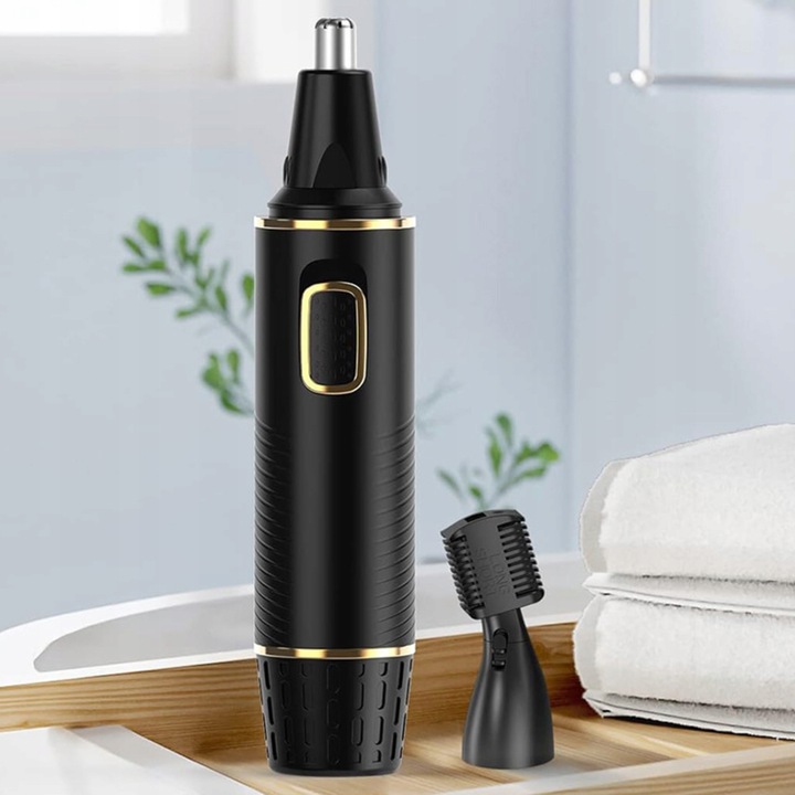 TRYMER DO NOSA I USZU BRWI WĄSÓW BRODY DEPILATOR WŁOSÓW GOLARKA USB 3