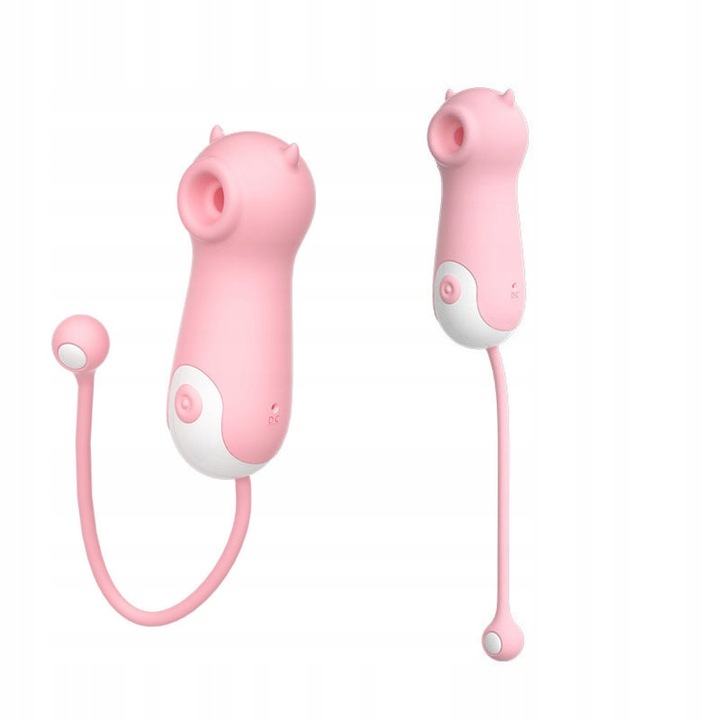 WIBRATOR SSĄCY ŁECHTACZKĘ, MASAŻER Z AKUMULATOREM