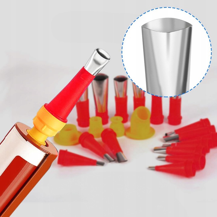 Końcówki do Silikonu Silikonowania Dysza Wyciskacz Aplikator Tubowy 32