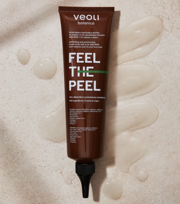 VEOLI Botanica Peeling do Skalpu Aha/bha 3,2% Oczyszcza i Nawilża