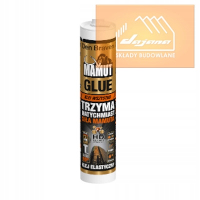 MAMUT GLUE KLEJ UNIWERSALNY MONTAŻOWY BIAŁY 290 ml BOSTIK