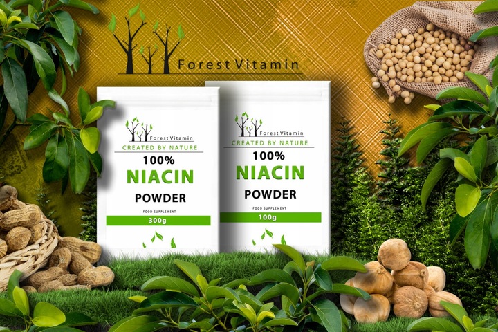 FOREST NIACYNA KWAS NIKOTYNOWY B3 100g + MIARKA